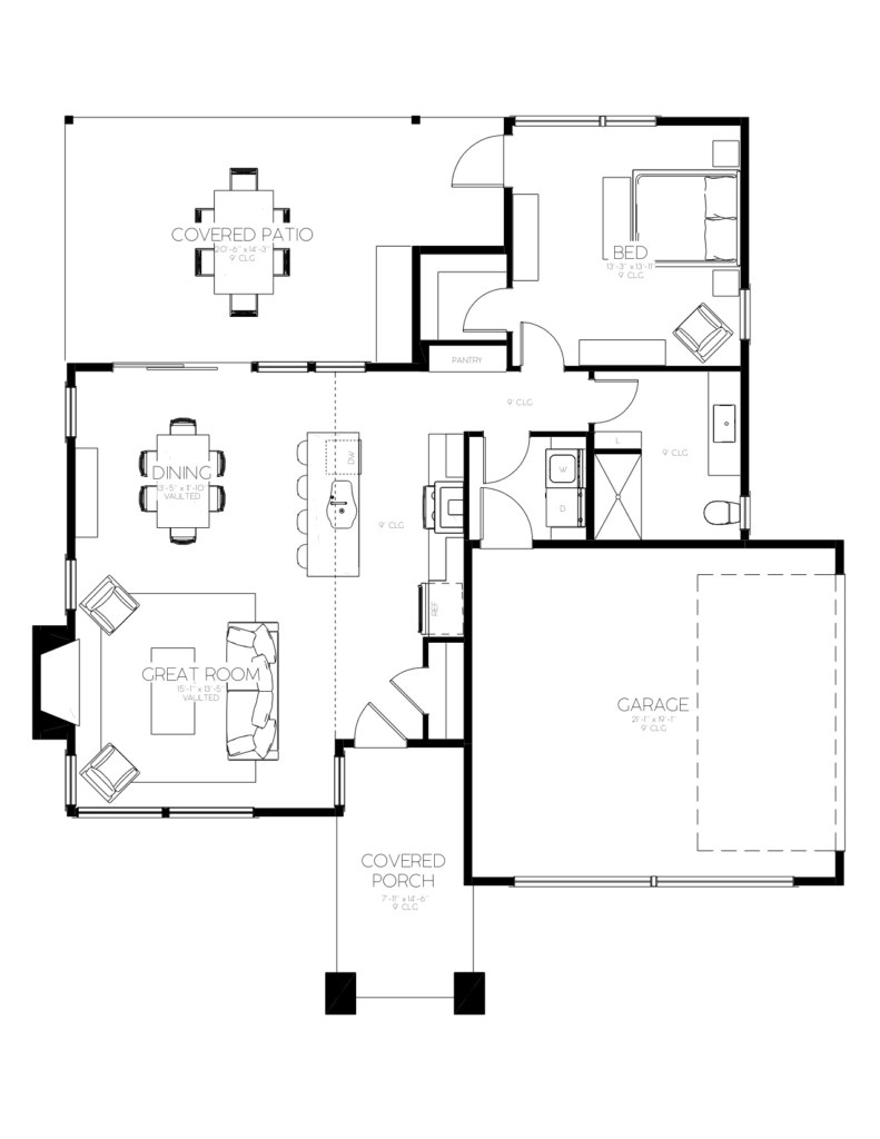 1009PET – The Tooke - Wise Owl Home Plans